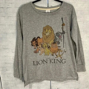 Disney Lion King Crewneck Sweatshirt lightweight, graphic, lion, King shirt